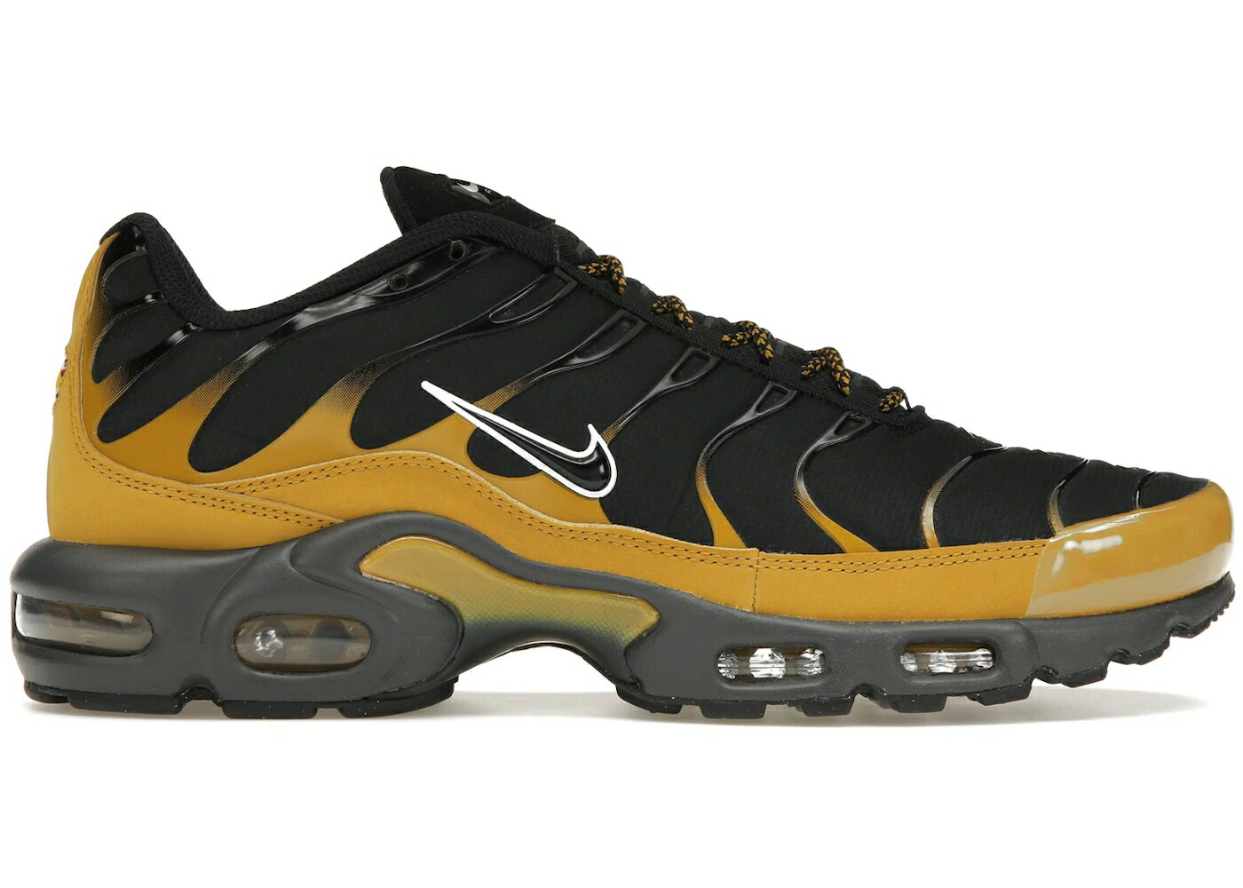 ナイキ マックス 黒色 ブラック エアマックスプラス スニーカー メンズ NIKE AIR MAX PLUS BRONZINE / BRONZINE MEDIUM ASH BLACK
