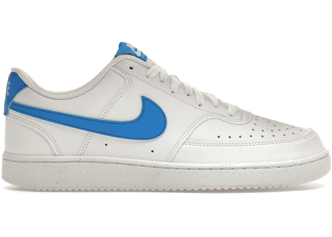 ナイキ コート 白色 ホワイト 青色 ブルー スニーカー メンズ NIKE COURT VISION LOW NEXT NATURE WHITE LIGHT PHOTO BLUE / WHITE LIGHT PHOTO BLUE