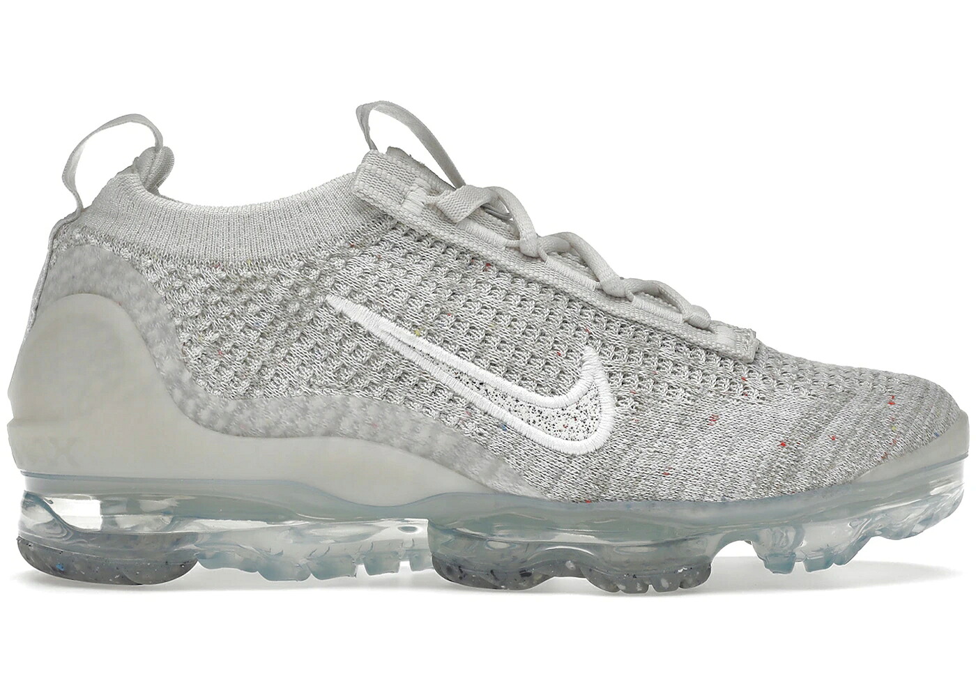 ナイキ フライニット 白色 ホワイト エアヴェイパーマックス WOMEN'S スニーカー レディース NIKE AIR VAPORMAX 2021 FLYKNIT PHANTOM SUMMIT WHITE (WOMEN'S) / PHANTOM SUMMIT WHITE METALLIC|スニケス