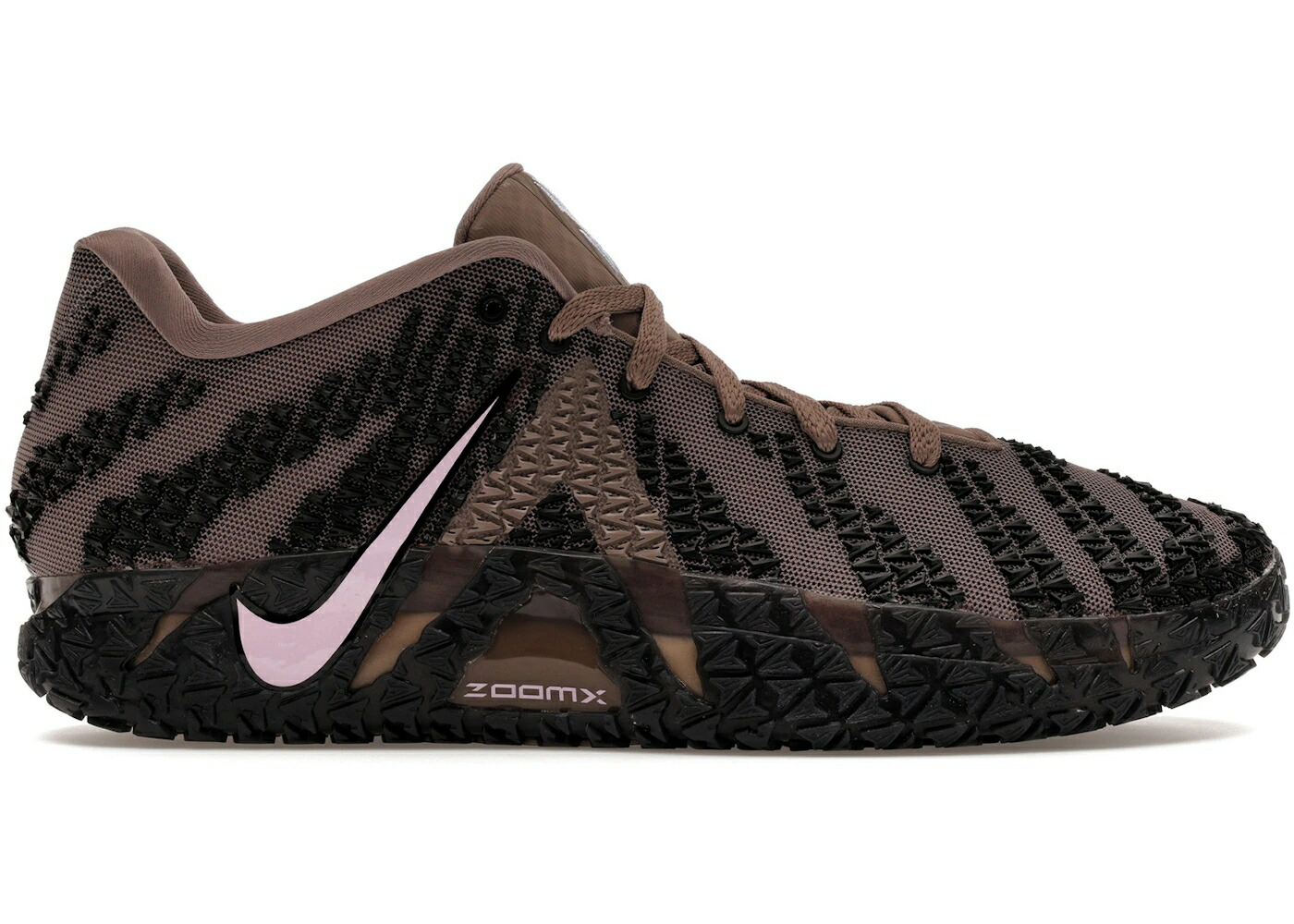 ナイキ 茶色 ブラウン ピンク 黒色 ブラック スニーカー メンズ NIKE JA 3 SHOWSTOPPER / MINK BROWN PINK FOAM BLACK