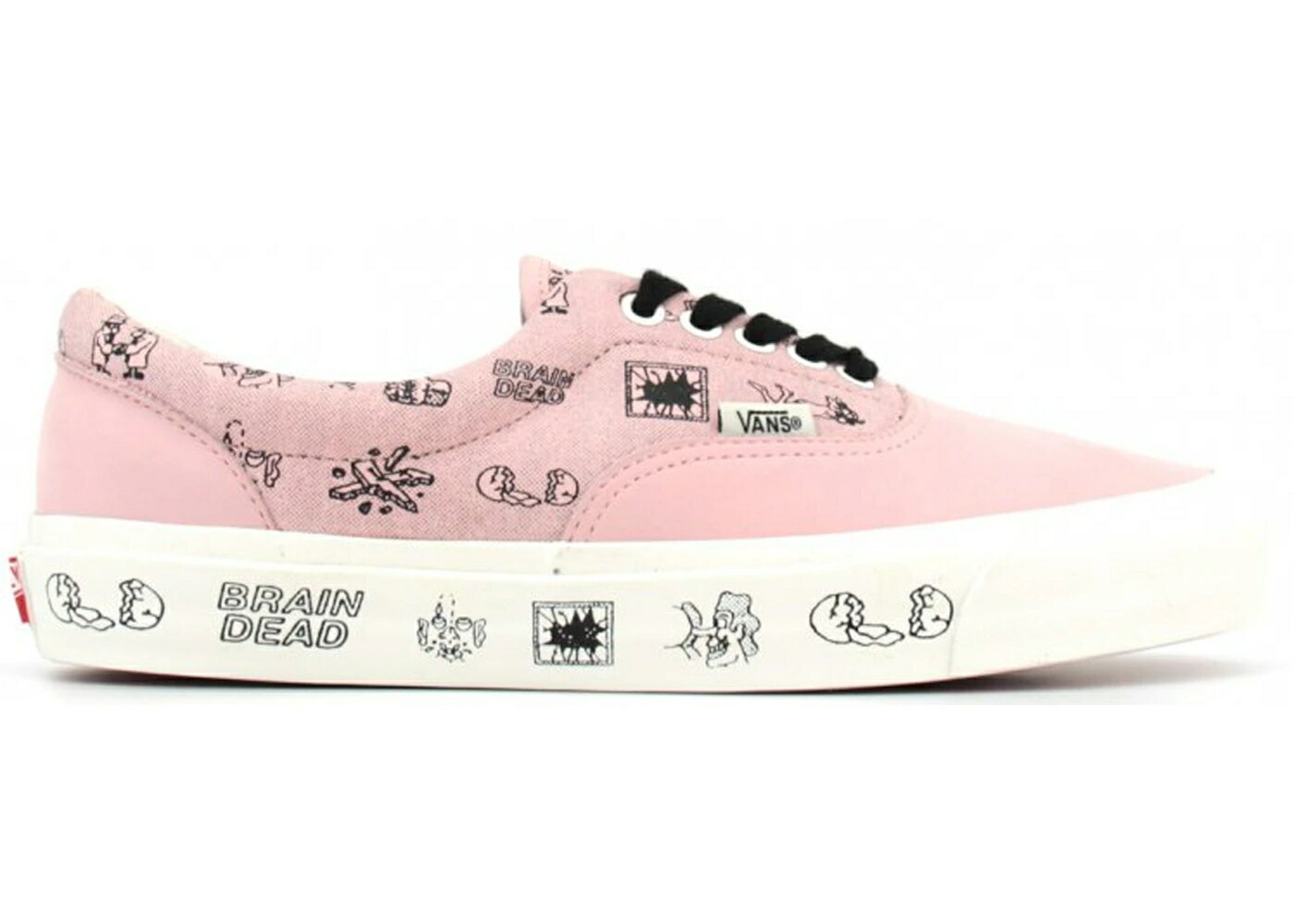 ヴァンズ バンズ ピンク 銀色 シルバー スニーカー メンズ VANS ERA BRAIN DEAD PINK / SILVER PINK MARSHMALLOW