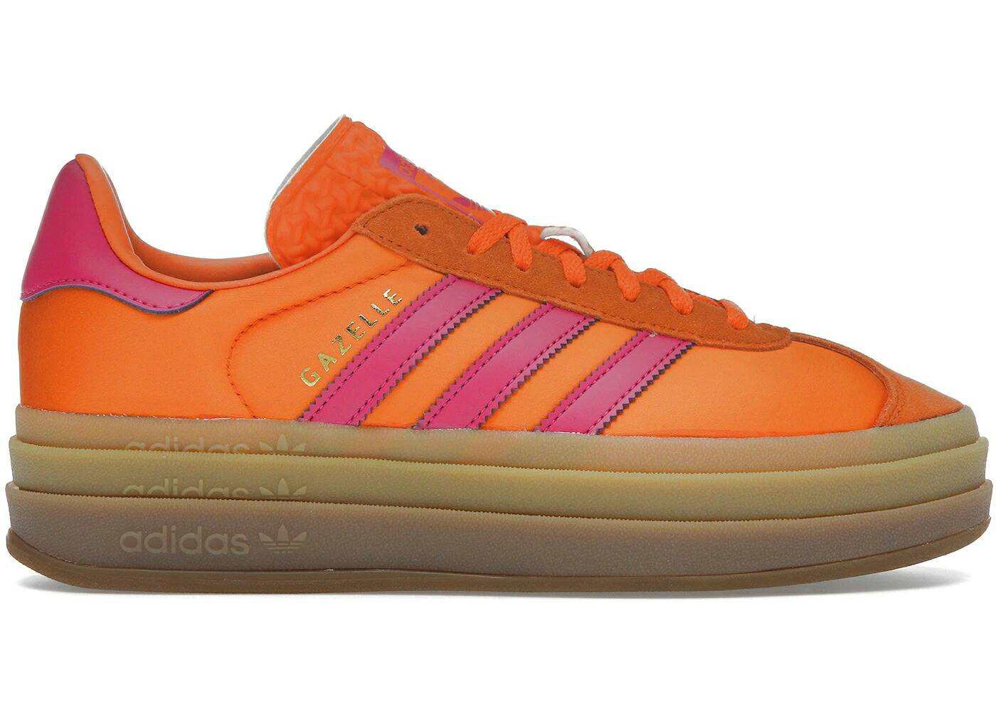 アディダス ガゼル 橙 オレンジ色 WOMEN\u0027S スニーカー レディース ADIDAS GAZELLE BOLD ORANGE SEMI LUCID FUCHSIA (WOMEN\u0027S) / ORANGE SEMI LUCID FUCHSIA ORANGE