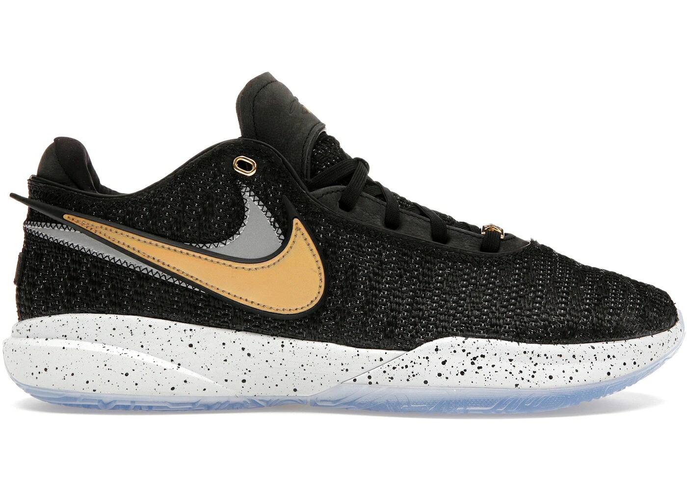ナイキ レブロン 黒いこと 黒いこと ゴールド 白いこと 白いこと 純然たる スニーカー メンズ NIKE LEBRON 20 BLACK METALLIC GOLD / BLACK METALLIC GOLD WHITE PURE