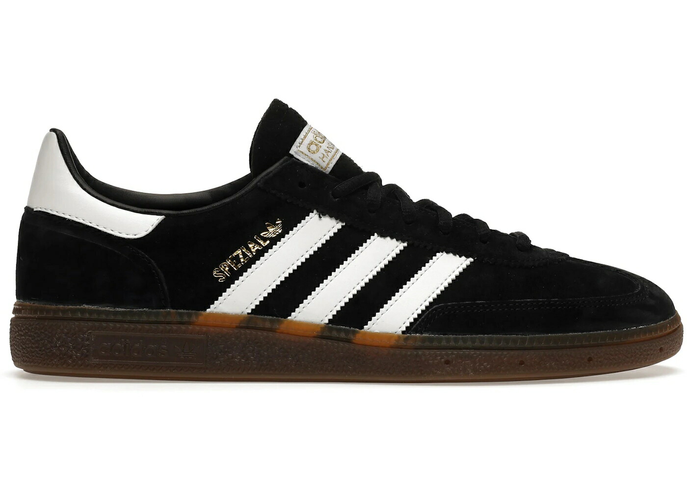 アディダス ハンドボール スペシアル 黒色 ブラック コア 白色 ホワイト スニーカー メンズ ADIDAS HANDBALL SPEZIAL BLACK GUM / CORE BLACK CLOUD WHITE GUM