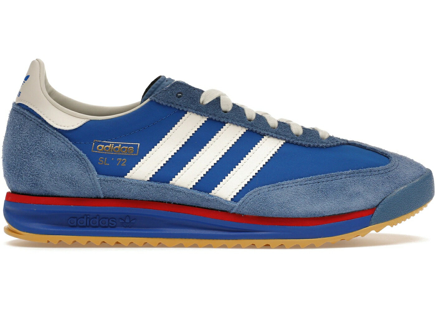 アディダス 青色 ブルー コア 白色 ホワイト スニーカー メンズ ADIDAS SL 72 RS BLUE SCARLET / BLUE CORE WHITE BETTER SCARLET