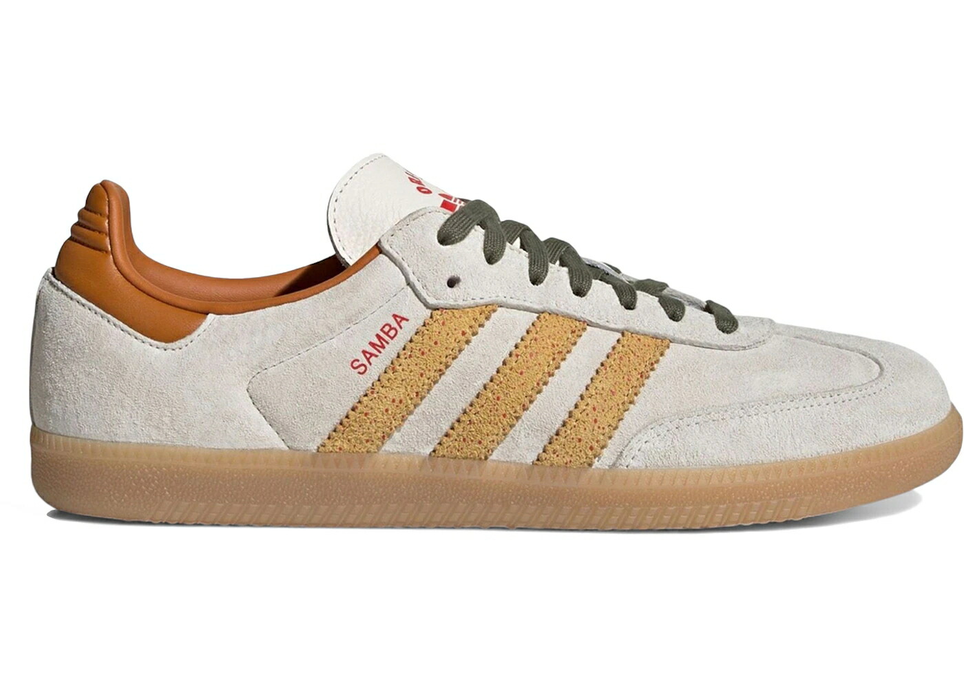 アディダス サンバ 白色 ホワイト 赤 レッド スニーカー メンズ ADIDAS SAMBA OG TAIWANESE FRIED CHICKEN / OAT CHALK WHITE RED