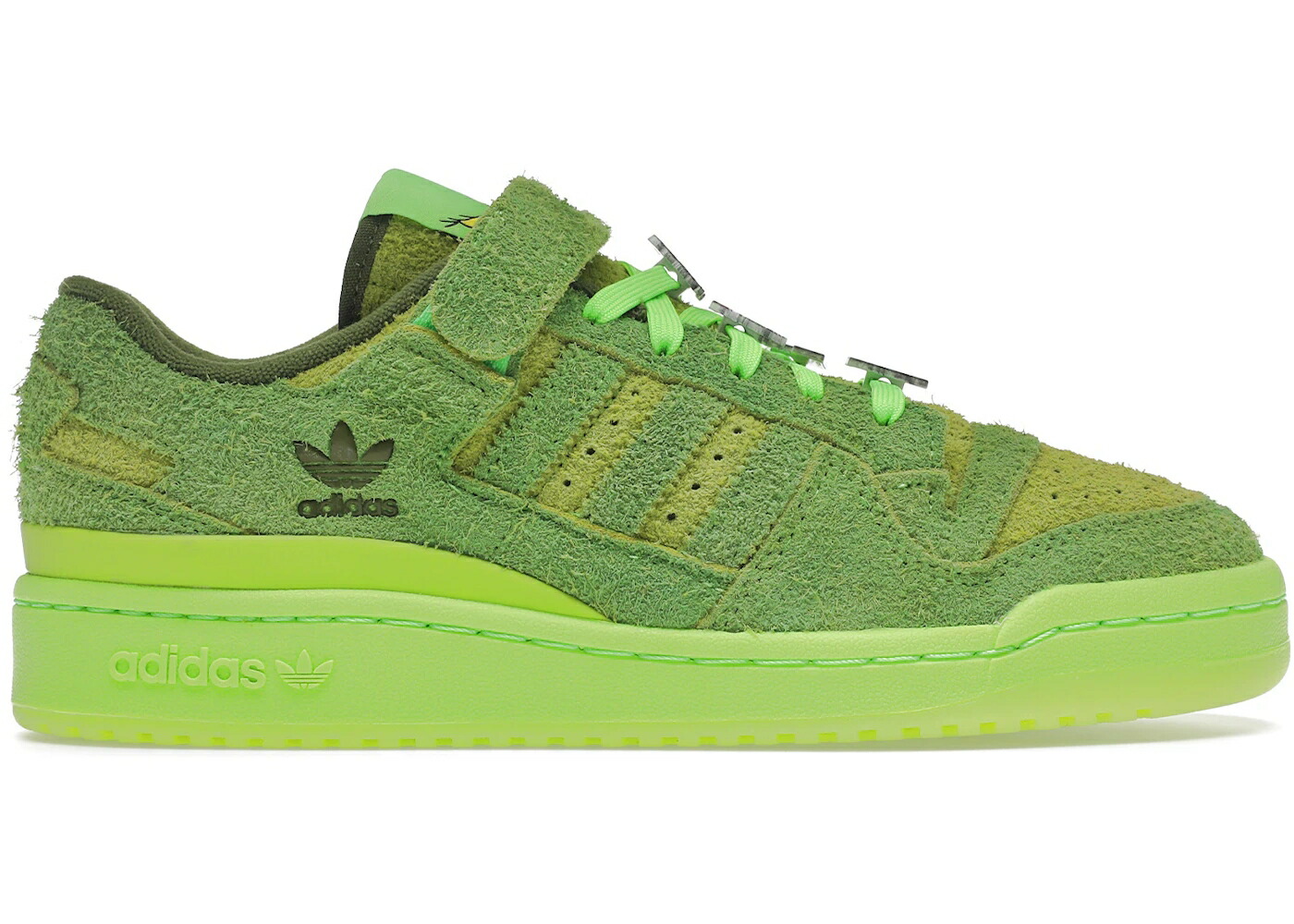 アディダス フォーラム 緑 グリーン スニーカー メンズ ADIDAS FORUM LOW THE GRINCH / GREEN GREEN GREEN