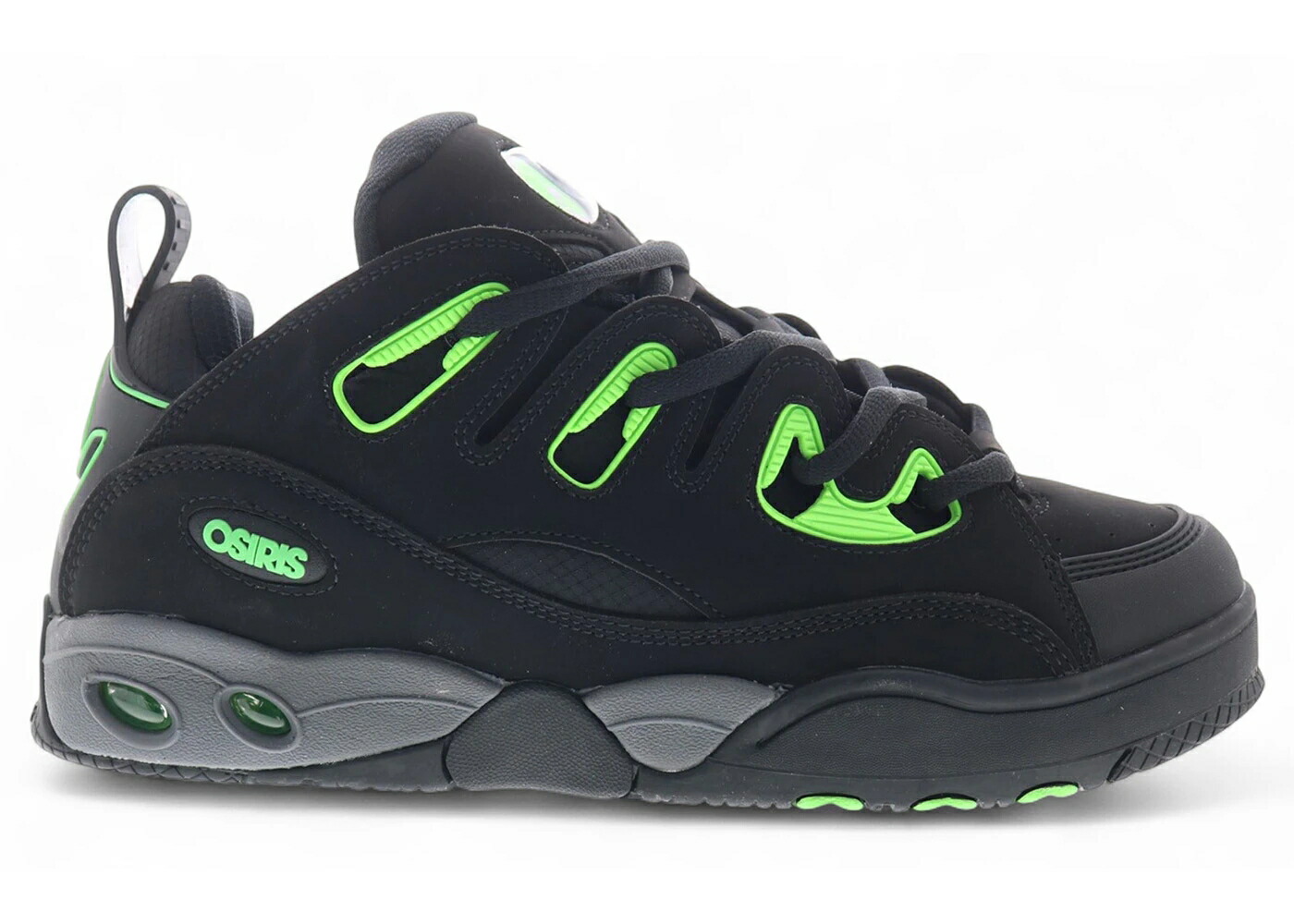 オサイラス オシ栗鼠 黒いこと 黒いこと 濃灰色 緑 緑であること スニーカー メンズ OSIRIS D3 E BLACK CHARCOAL GREEN / BLACK CHARCOAL GREEN