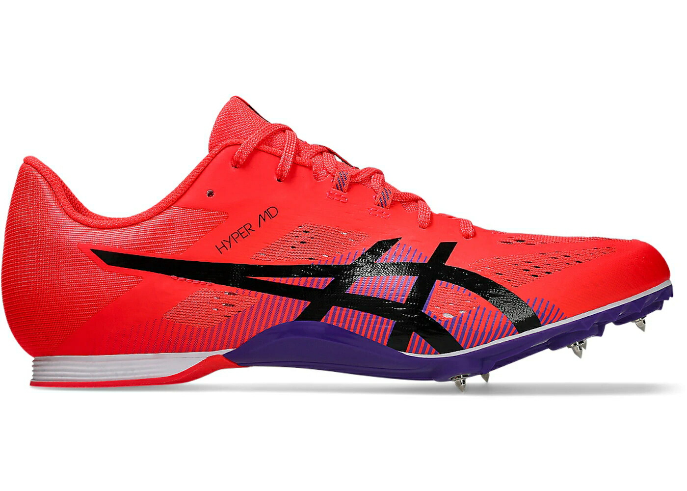アシックス 赤 レッド 黒色 ブラック スニーカー メンズ ASICS HYPER MD 8 FLASH RED BLACK / FLASH RED BLACK