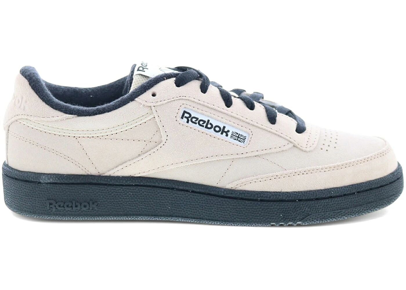 リーボック クラブ 黒色 ブラック 白色 ホワイト スニーカー メンズ REEBOK CLUB C 85 TAPIOCA / TAPIOCA BLACK WHITE|スニケス