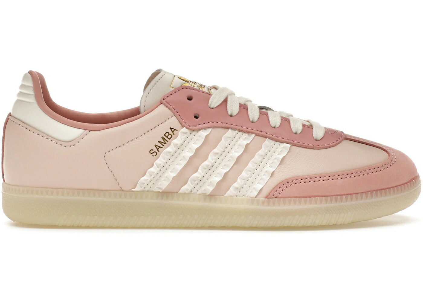 アディダス サンバ アクア 白色 ホワイト WOMEN スニーカー レディース ADIDAS SAMBA RUFFLE STRIPES PACK WONDER MAUVE (WOMEN) / WONDER AQUA OFF WHITE WONDER