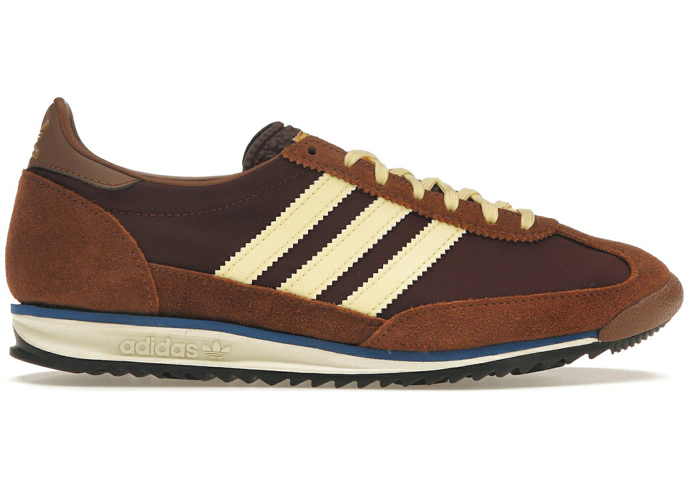 アディダス マルーン 茶色 ブラウン 黄色 イエロー WOMEN スニーカー レディース ADIDAS SL 72 OG MAROON PRELOVED BROWN (WOMEN) / MAROON ALMOST YELLOW PRELOVED