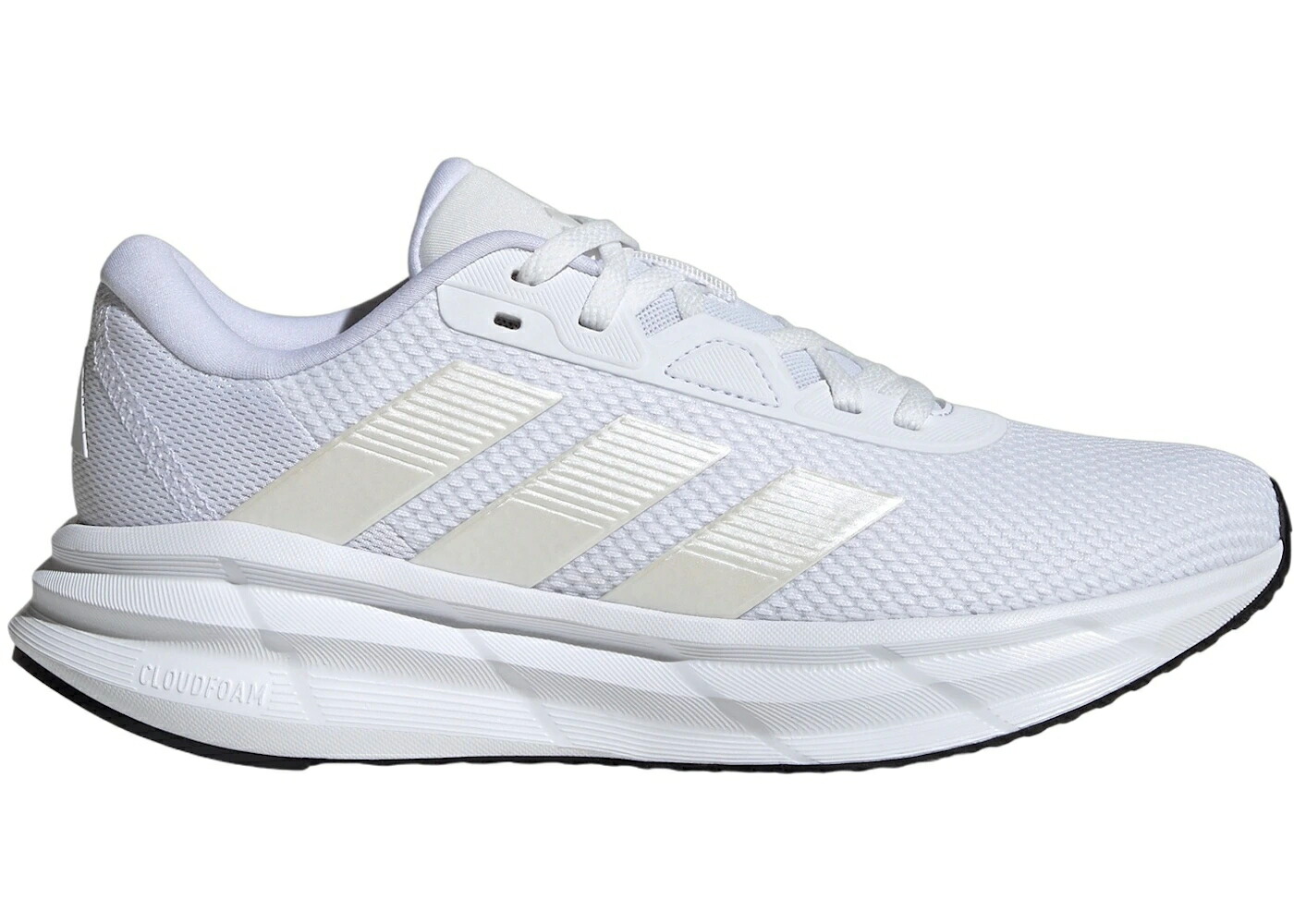 アディダス ギャラクシー 白色 ホワイト ゼロ コア 黒色 ブラック WOMEN スニーカー レディース ADIDAS GALAXY 7 CLOUD WHITE ZERO METALIC CORE BLACK (WOMEN) / CLOUD WHITE ZERO METALIC CORE