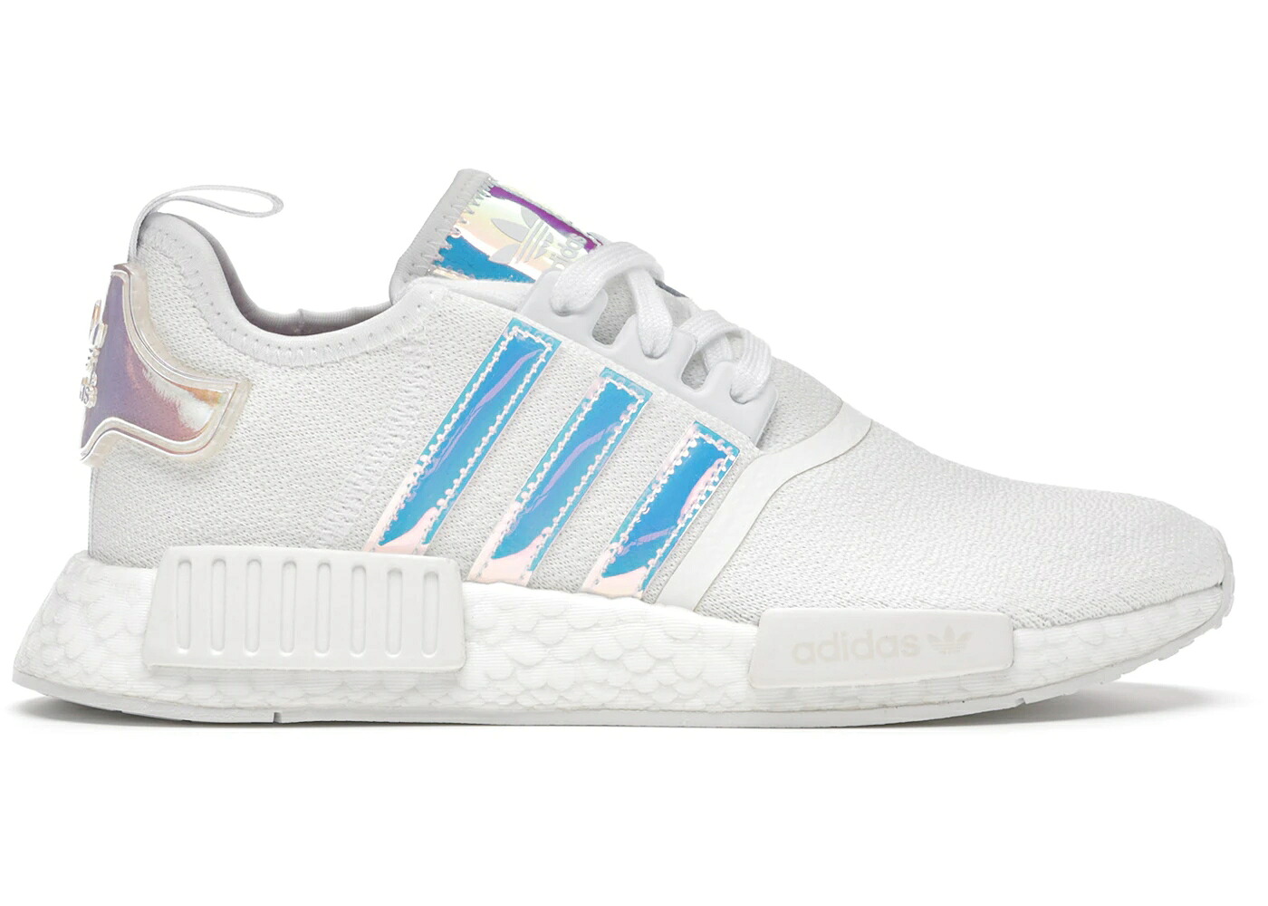 アディダス 白色 ホワイト 銀色 シルバー WOMEN'S スニーカー レディース ADIDAS NMD R1 WHITE IRIDESCENT (WOMEN'S) / CLOUD WHITE SILVER METALLIC|スニケス