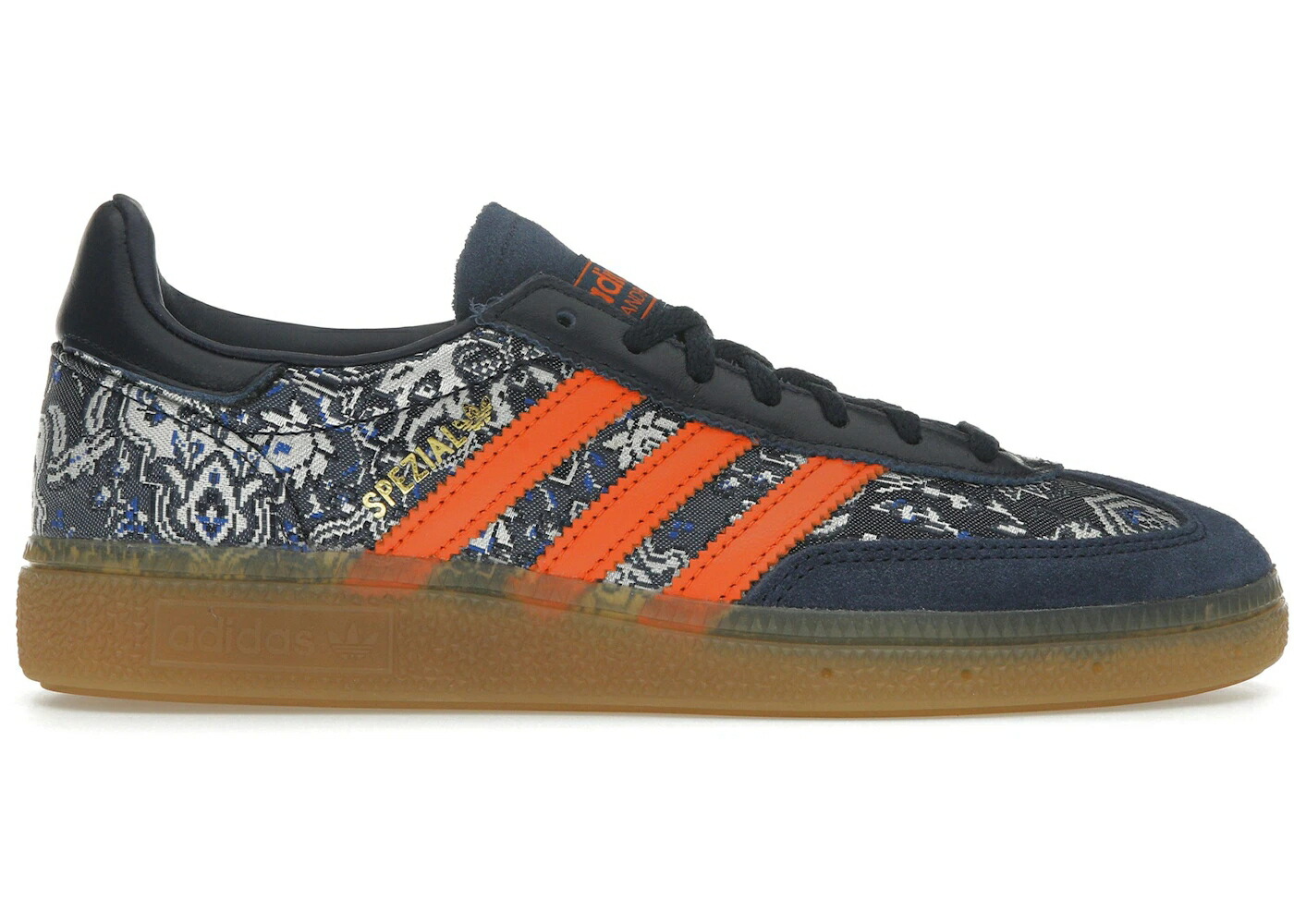アディダス ハンドボール スペシアル ナイト爵 藍色 インディゴ 橙 オレンジ色 WOMEN\u0027S スニーカー レディース ADIDAS HANDBALL SPEZIAL CARPET PACK NIGHT INDIGO (WOMEN\u0027S) / NIGHT INDIGO ORANGE GUM