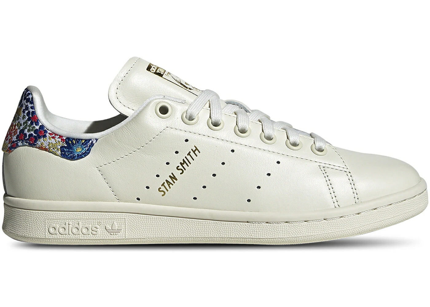 アディダス 白色 ホワイト ゴールド スタンスミス WOMEN'S スニーカー レディース ADIDAS STAN SMITH LIBERTY LONDON OFF WHITE (WOMEN'S) / OFF WHITE GOLD METALLIC SUPPLIER