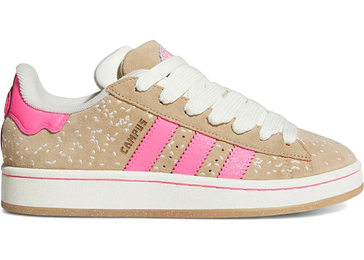アディダス 構内 ウォーム サクラ色 WOMEN\u0027S スニーカー レディース ADIDAS CAMPUS DOUBLE 00S PAN DE MUERTO (WOMEN\u0027S) / WARM SANDSTONE LUCID PINK OFF