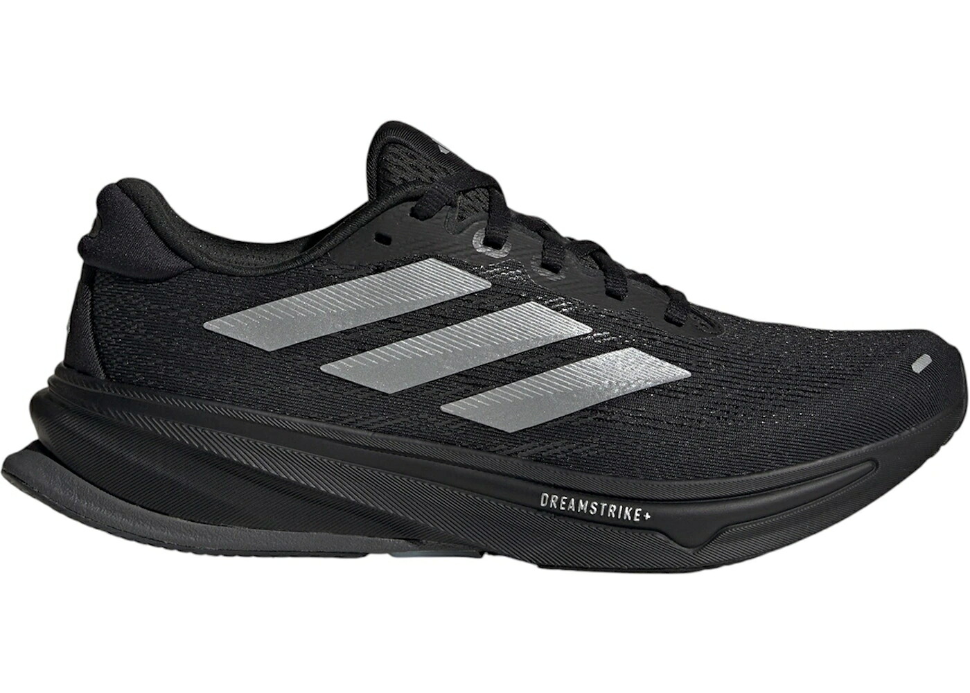 アディダス スーパーノバ ノヴァ ライズ 黒色 ブラック 銀色 シルバー コア WOMEN スニーカー レディース ADIDAS SUPERNOVA RISE 2 BLACK SILVER METALLIC (WOMEN) / CORE BLACK SILVER METALLIC CORE