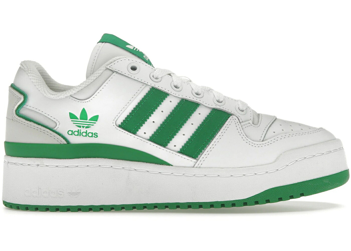 アディダス フォーラム 白色 ホワイト 緑 グリーン 灰色 グレー WOMEN スニーカー レディース ADIDAS FORUM BOLD CLOUD WHITE GREEN GREY (WOMEN) / CLOUD WHITE GREEN GREY ONE