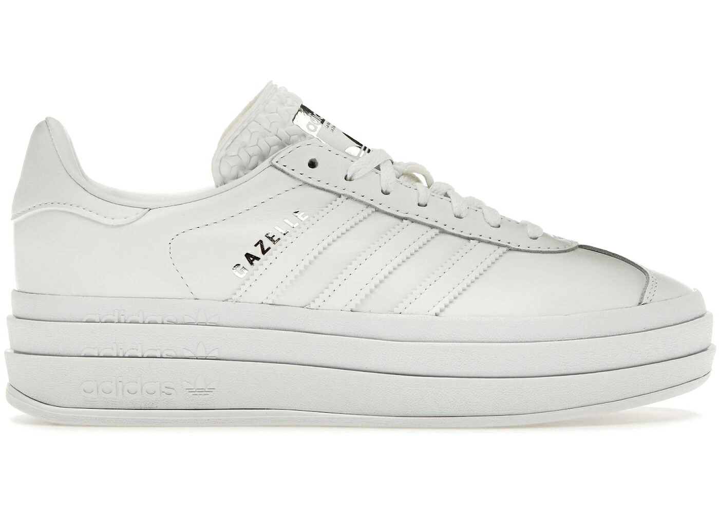 アディダス ガゼル 白いこと 白いこと WOMEN\u0027S スニーカー レディース ADIDAS GAZELLE BOLD TRIPLE WHITE (WOMEN\u0027S) / CLOUD WHITE CLOUD WHITE CLOUD