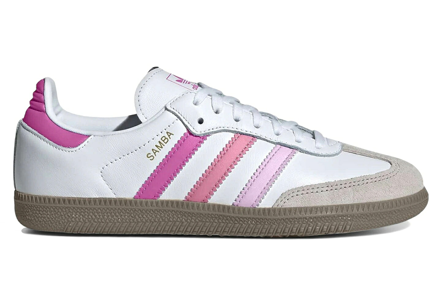 アディダス サンバ 白色 ホワイト フュージョン ローズ ジュニア キッズ ADIDAS SAMBA OG WHITE ORCHID FUSION (PS) / CLOUD WHITE ORCHID FUSION ROSE ベビー マタニティ スニーカー|スニケス