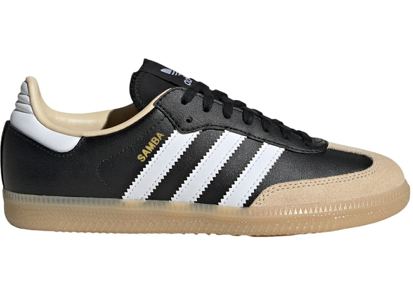 アディダス サンバ コア 黒色 ブラック 白色 ホワイト ジュニア キッズ ADIDAS SAMBA OG CORE BLACK CLOUD WHITE GUM (GS) / CORE BLACK CLOUD WHITE GUM ベビー マタニティ スニーカー