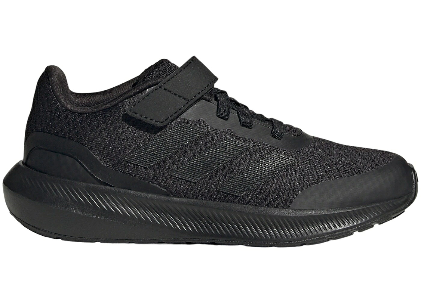 アディダス 同盟罷業一回り 中核グループ 黒いこと 黒いこと 3.0 御坊っちゃん キッズ ADIDAS RUNFALCON TOP STRAP CORE BLACK (GS) / CORE BLACK CORE BLACK CORE BLACK もの言う花 マタニティ スニーカー