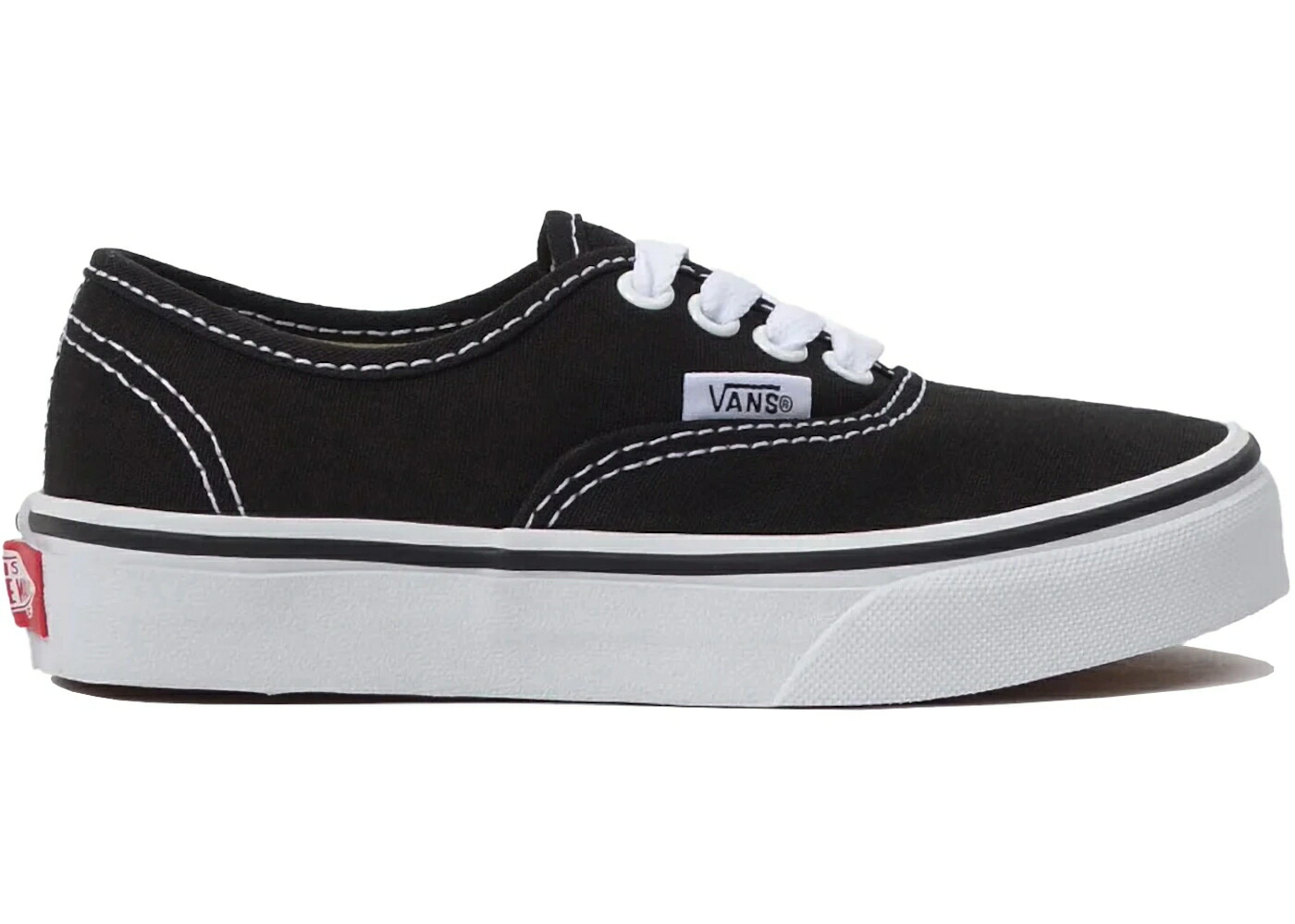 ヴァンズ バンズ オーセンティック 黒色 ブラック 白色 ホワイト ジュニア キッズ VANS AUTHENTIC BLACK TRUE WHITE (PS) / BLACK TRUE WHITE ベビー マタニティ スニーカー