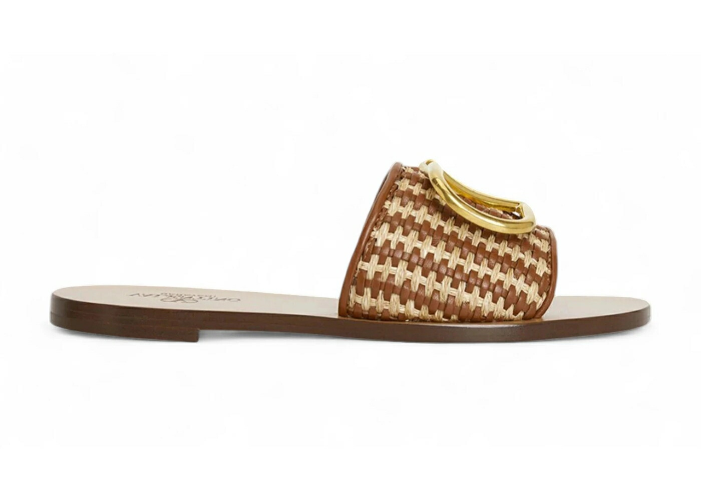 ヴァレンティノ ロゴ スリッパ ベージュ WOMEN スニーカー レディース VALENTINO V LOGO SIGNATURE SLIPPERS BEIGE (WOMEN) /