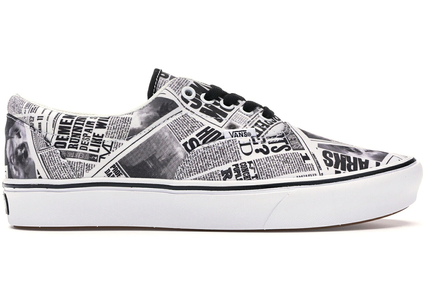 ヴァンズ バンズ 白色 ホワイト スニーカー メンズ VANS ERA COMFYCUSH HARRY POTTER DAILY PROPHET / DAILY PROPHET TRUE WHITE
