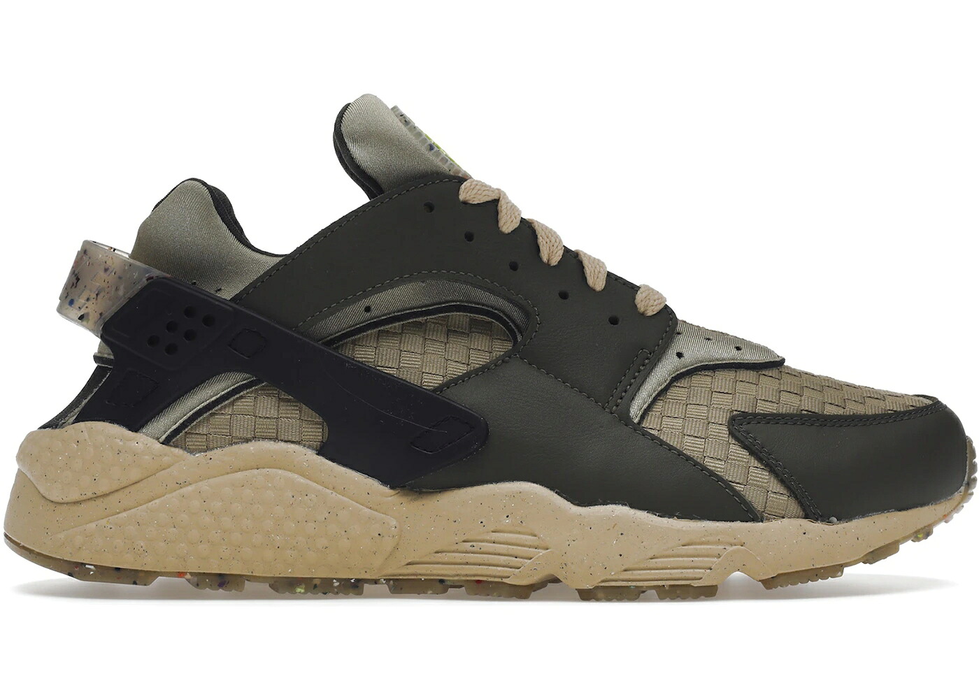 ナイキ ハラチ 積貨委託貨物 カーキ スニーカー メンズ NIKE AIR HUARACHE CRATER CARGO KHAKI LIMESTONE / CARGO KHAKI LIMESTONE SESAME