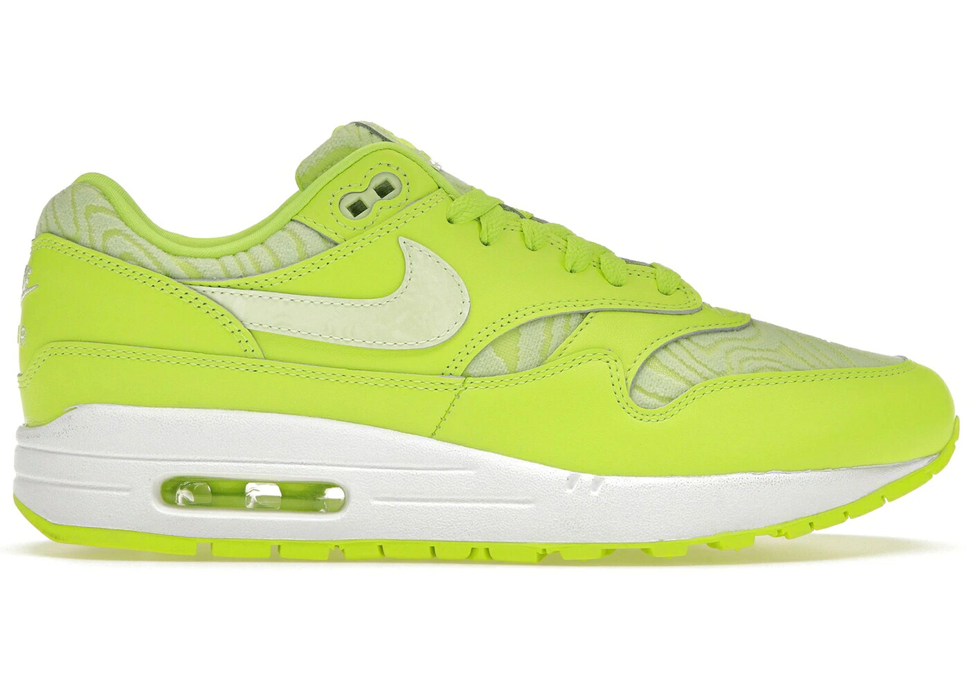 ナイキ マックス 白いこと 白いこと エア湖マックス スニーカー メンズ NIKE AIR MAX 1 PRM VOLT / VOLT BARELY VOLT WHITE