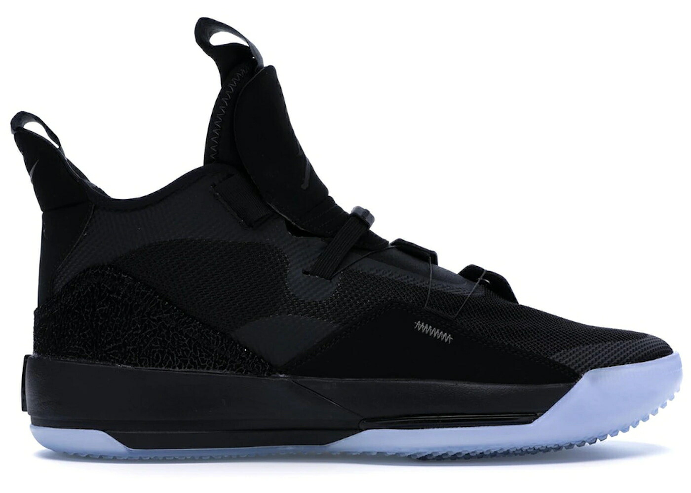ナイキ ジョーダン 黒色 ブラック 灰色 グレー 白色 ホワイト スニーカー メンズ JORDAN XXXIII BLACKOUT / BLACK DARK GREY WHITE
