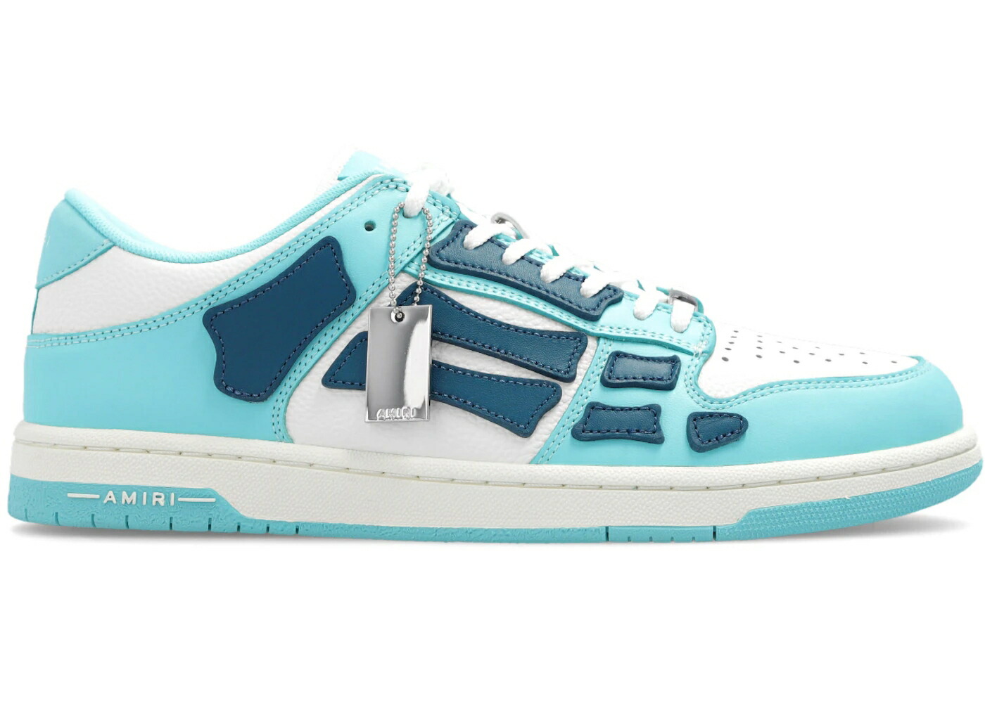 アミリ 青色 ブルー スニーカー メンズ AMIRI SKEL TOP LOW TEAL SLATE BLUE / TEAL SLATE BLUE