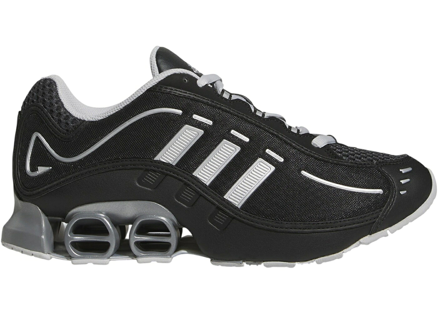 アディダス 黒色 ブラック 銀色 シルバー カーボン コア スニーカー メンズ ADIDAS MEGARIDE O1 BLACK SILVER METALLIC CARBON / CORE BLACK SILVER METALLIC｜スニケス