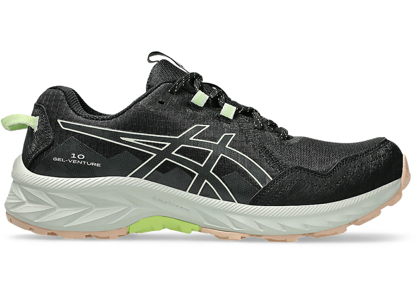 アシックス 黒いこと 黒いこと 緑 緑であること WOMEN\u0027S スニーカー レディース ASICS GEL-VENTURE 10 BLACK WHISPER GREEN (WOMEN\u0027S) / BLACK WHISPER GREEN
