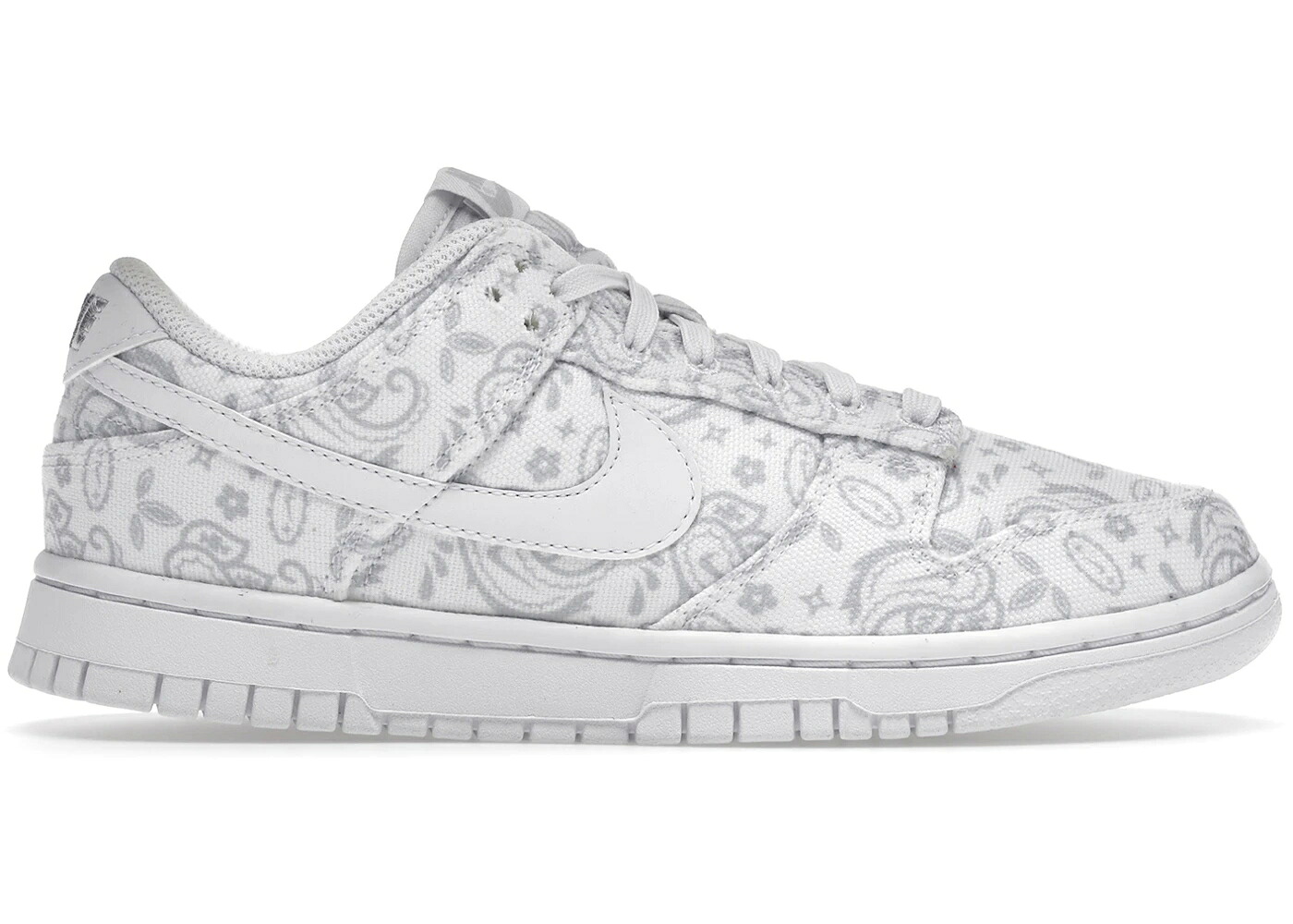 ナイキ ダンク 白いこと 白いこと 薄墨色 薄墨色 ダンクロー WOMEN\u0027S スニーカー レディース NIKE DUNK LOW WHITE PAISLEY (WOMEN\u0027S) / WHITE GREY FOG WHITE