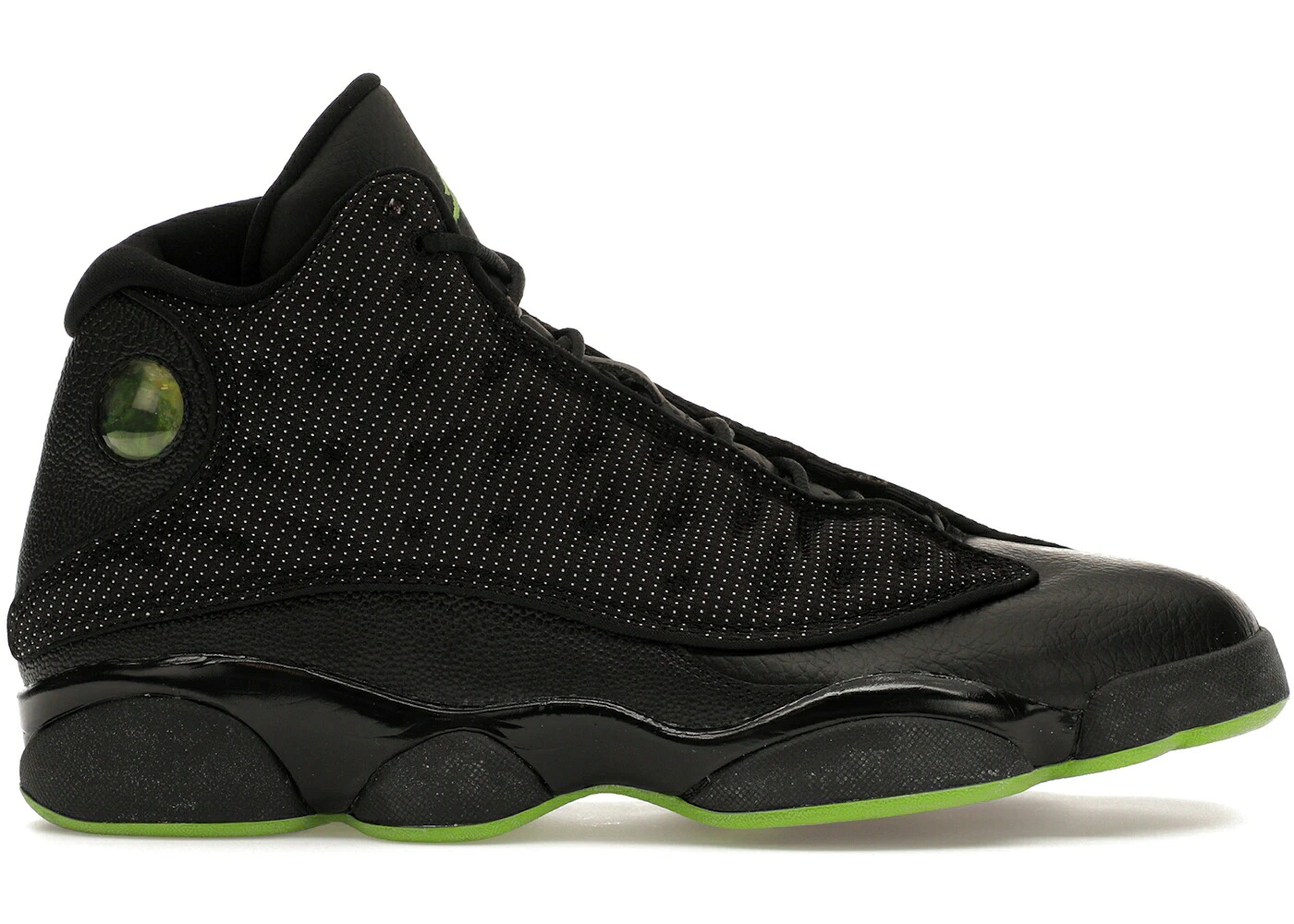 ナイキ ジョーダン サー青少年 黒いこと 黒いこと 緑 緑であること スニーカー メンズ JORDAN 13 RETRO ALTITUDES (2010) / BLACK ALTITUDE GREEN