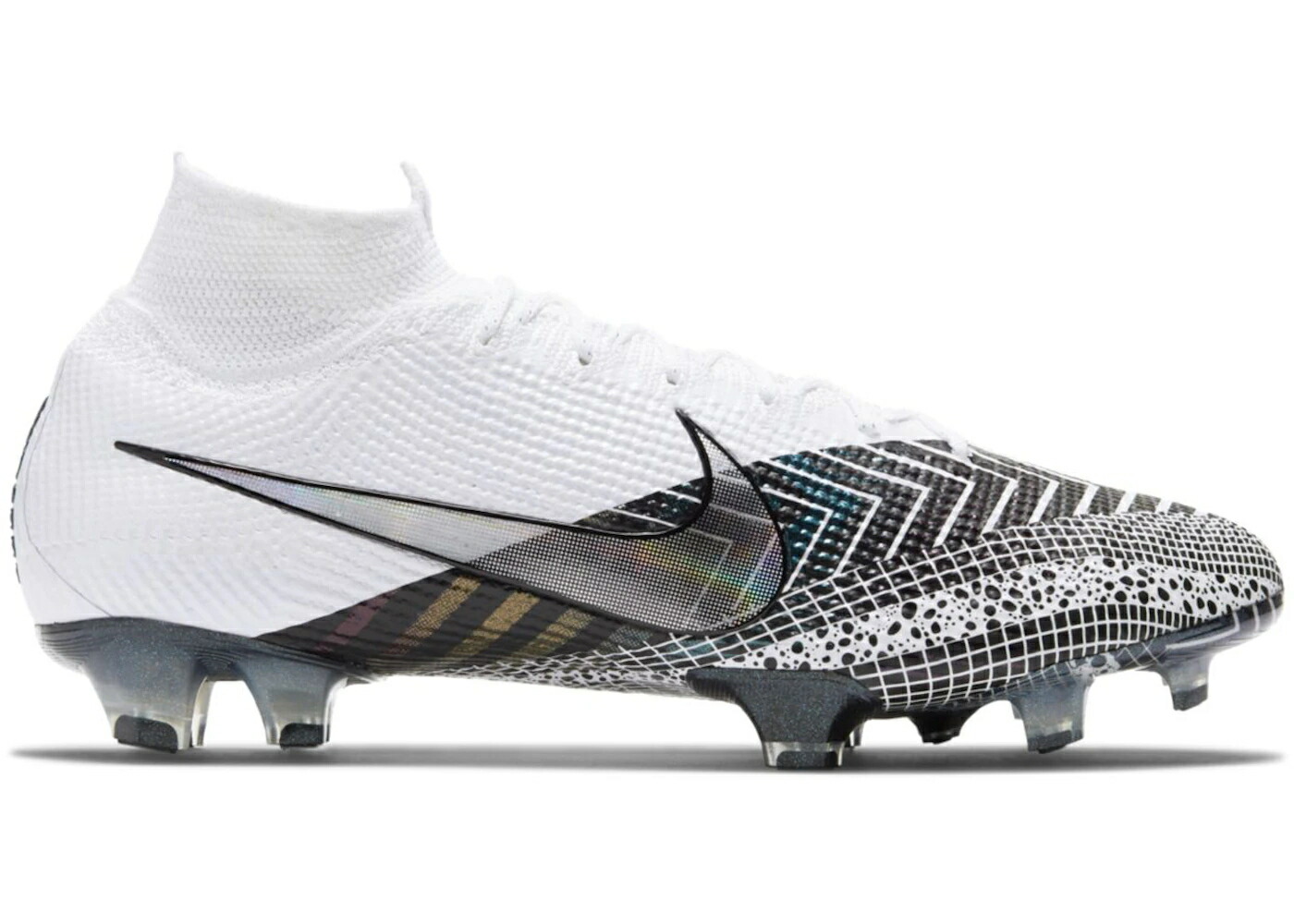 ナイキ エリート 白色 ホワイト 黒色 ブラック スニーカー メンズ NIKE MERCURIAL SUPERFLY 7 ELITE MDS FG WHITE / WHITE BLACK WHITE