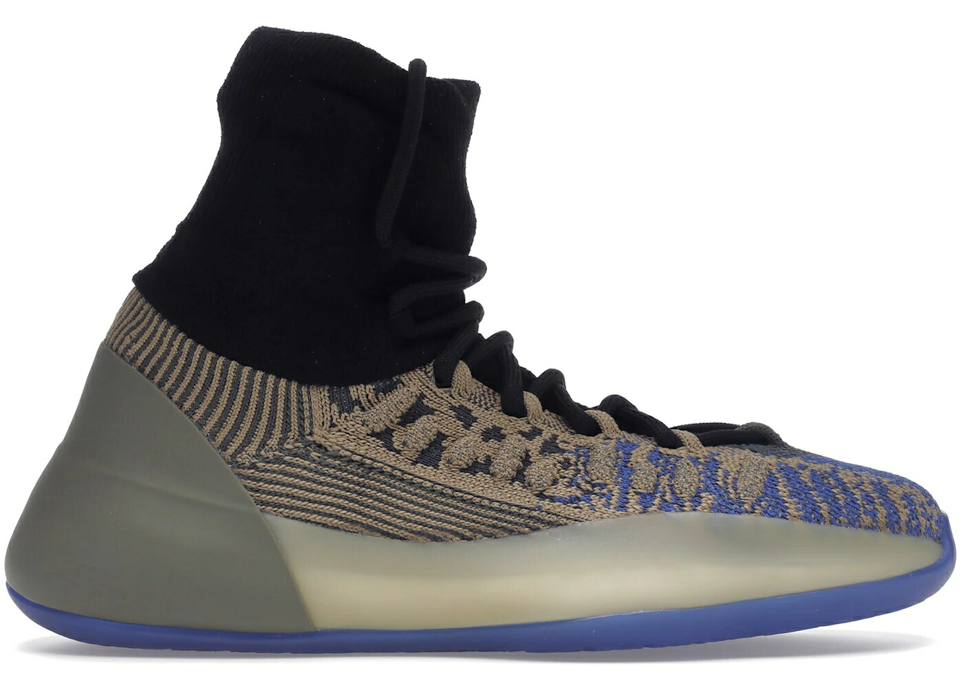 アディダス 編み物 アズール 黒いこと 黒いこと スニーカー メンズ ADIDAS YEEZY BSKTBL KNIT SLATE AZURE / SLATE AZURE BLACK