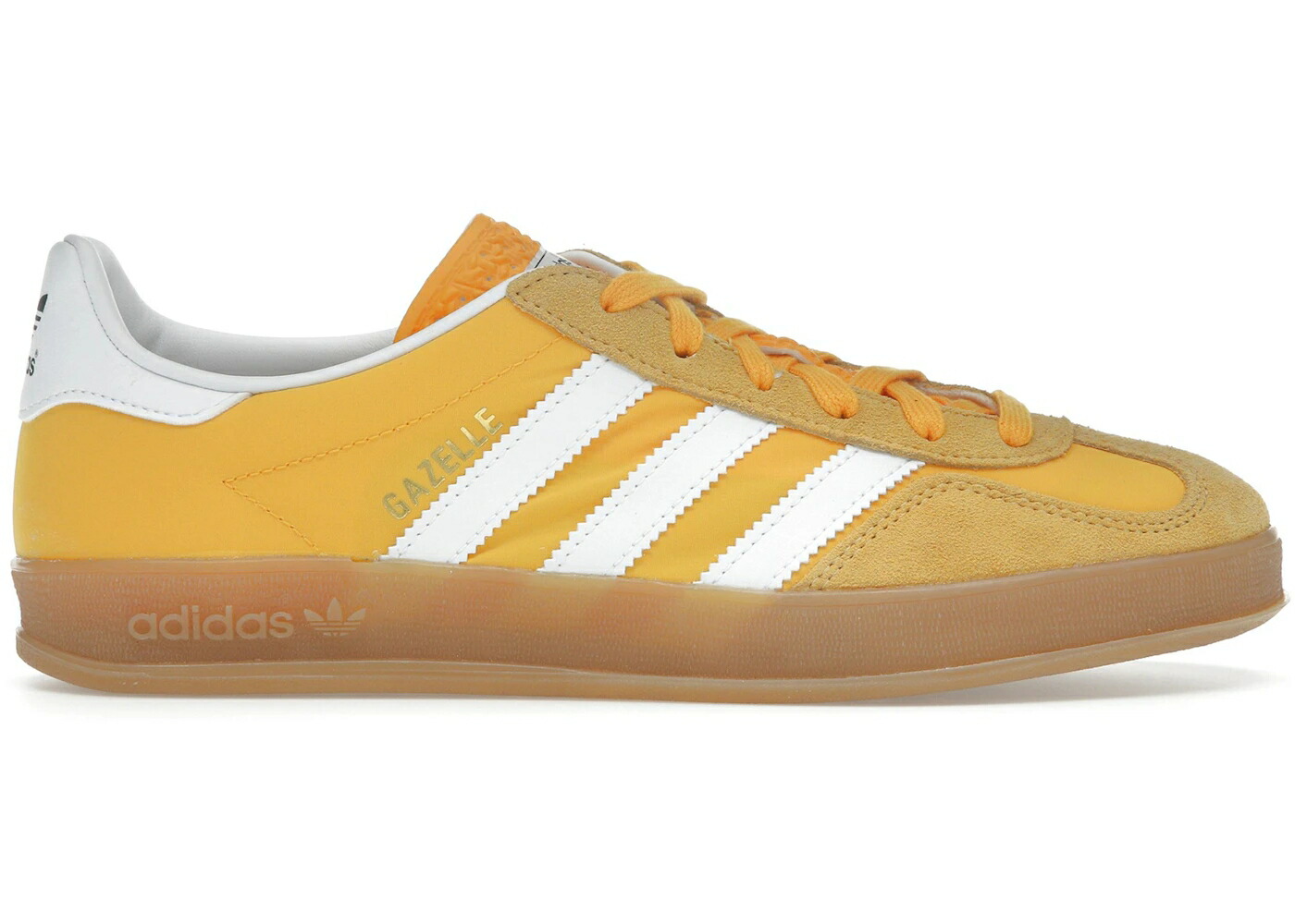 アディダス ガゼル 労働者の一団 黄味がかった 黄色 白いこと 白いこと スニーカー メンズ ADIDAS GAZELLE INDOOR CREW YELLOW GUM / CREW YELLOW CLOUD WHITE ALMOST