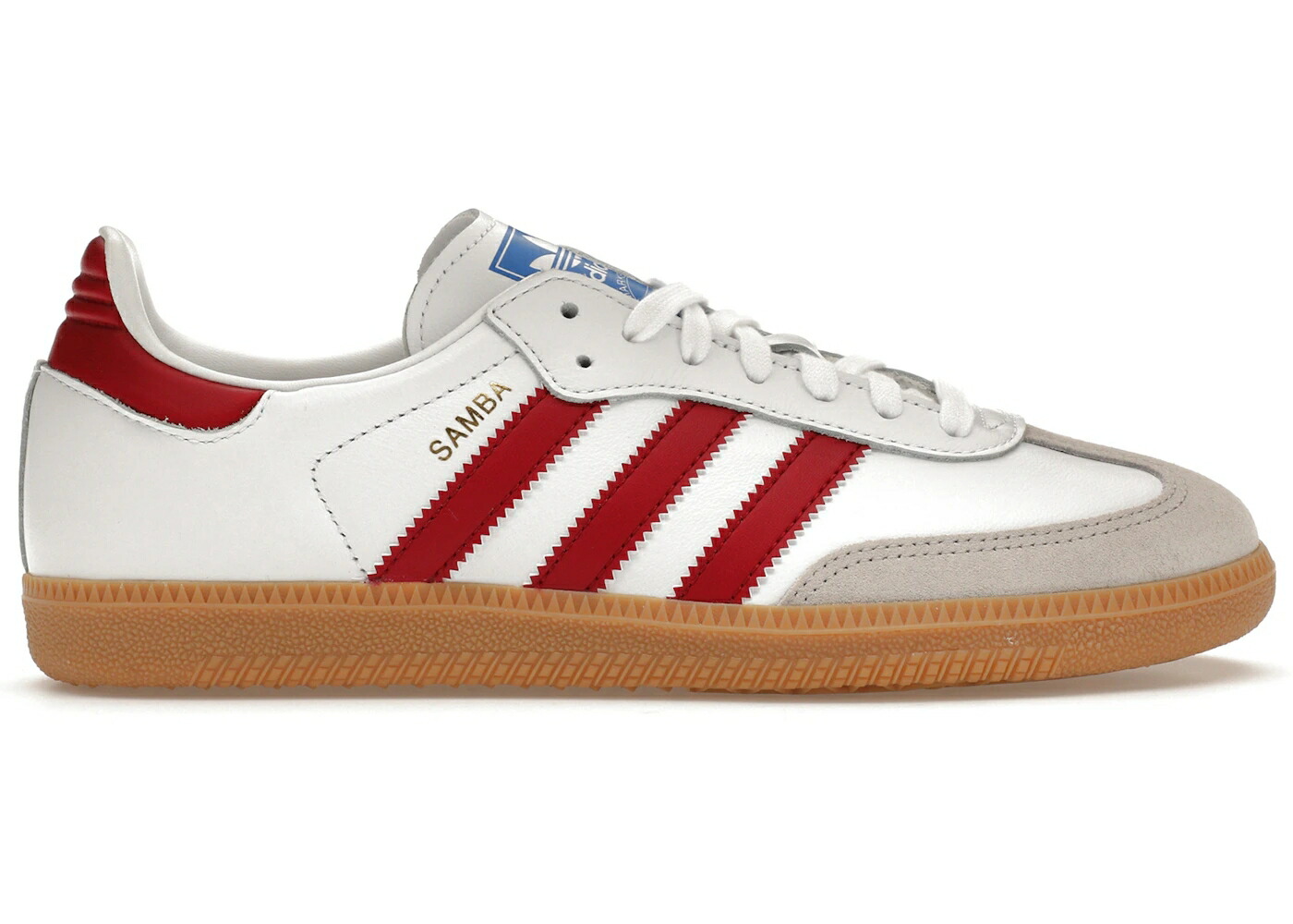 アディダス サンバ 白色 ホワイト ワイン色 バーガンディー スニーカー メンズ ADIDAS SAMBA OG WHITE BURGUNDY GUM / CLOUD WHITE BURGUNDY GUM