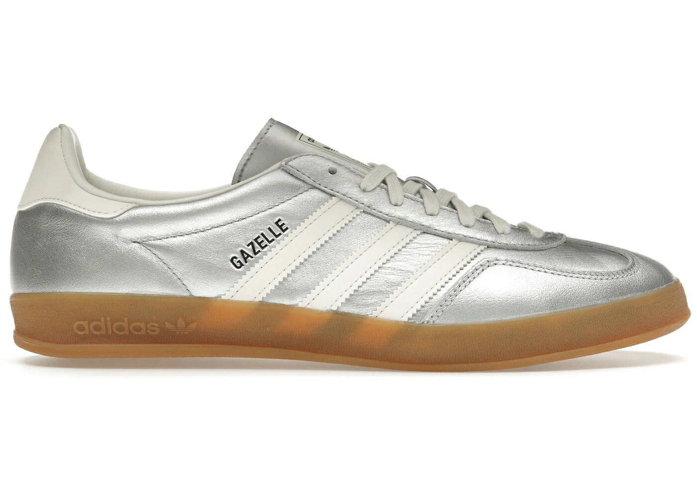 アディダス ガゼル しろがね色 しろがね色 中核グループ 白いこと 白いこと スニーカー メンズ ADIDAS GAZELLE INDOOR SILVER METALLIC CORE WHITE / SILVER METALLIC CORE WHITE CORE