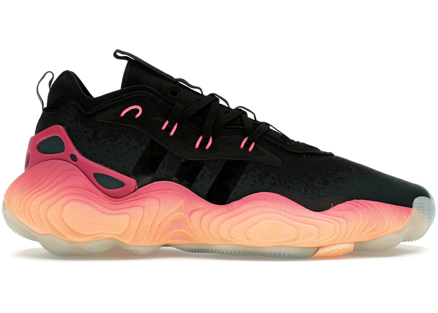 アディダス ナイト爵 橙 オレンジ色 中核グループ 黒いこと 黒いこと スニーカー メンズ ADIDAS TRAE YOUNG 3 ARCTIC NIGHT ACID ORANGE / ARCTIC NIGHT CORE BLACK ACID