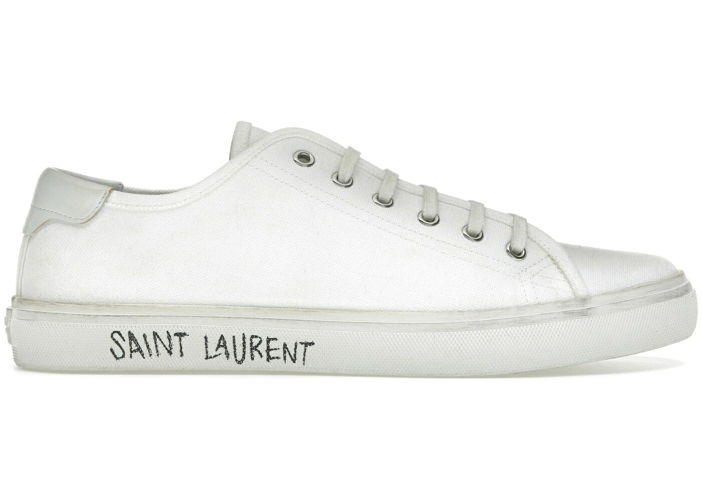 サンローラン マリブ 白色 ホワイト スニーカー メンズ SAINT LAURENT SAINT LAURENT MALIBU OPTIC WHITE /