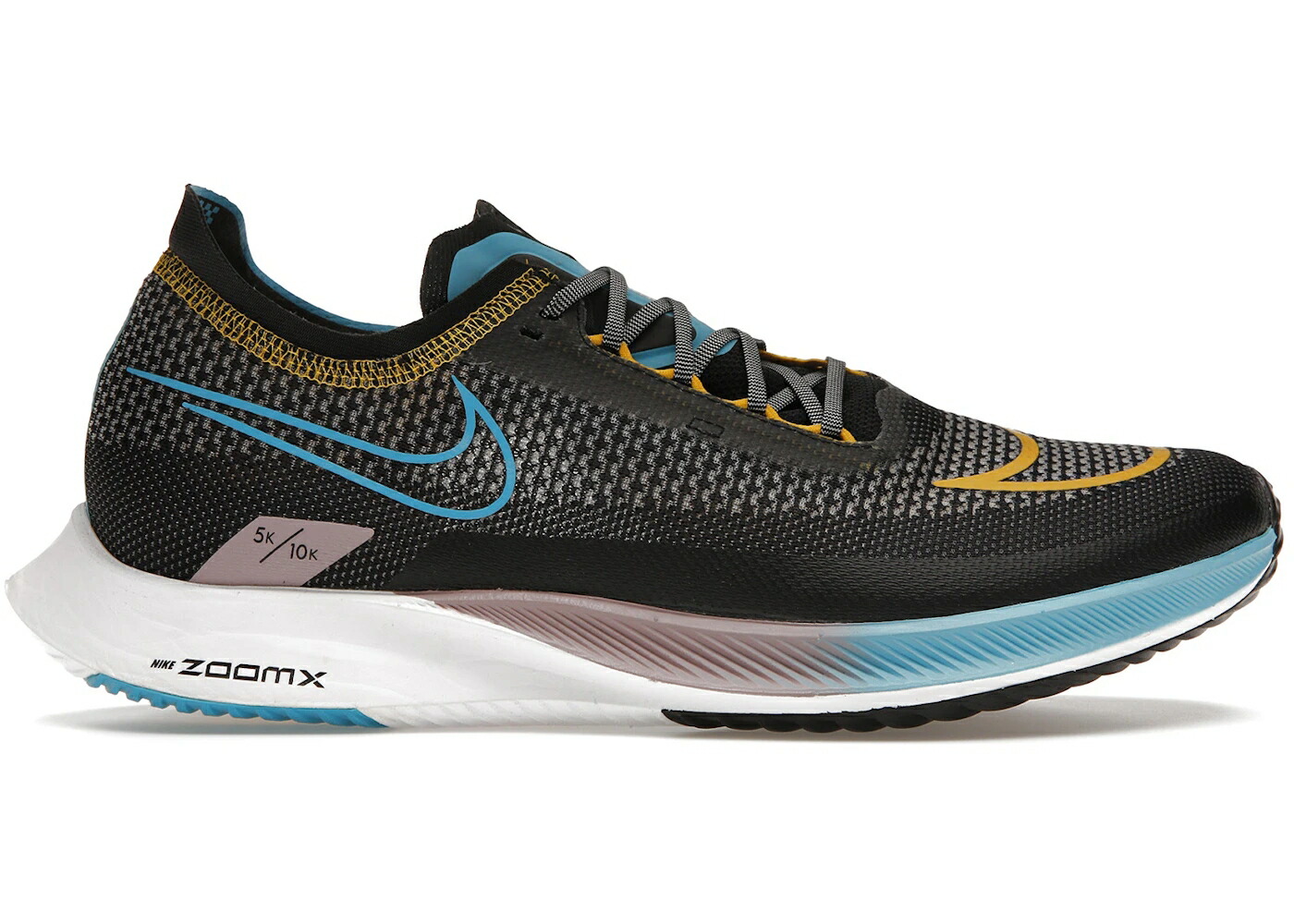 ナイキ 青色 ブルー 黒色 ブラック 白色 ホワイト スニーカー メンズ NIKE ZOOMX STREAKFLY DARK SULPHUR CHLORINE BLUE / BLACK DARK SULPHUR WHITE
