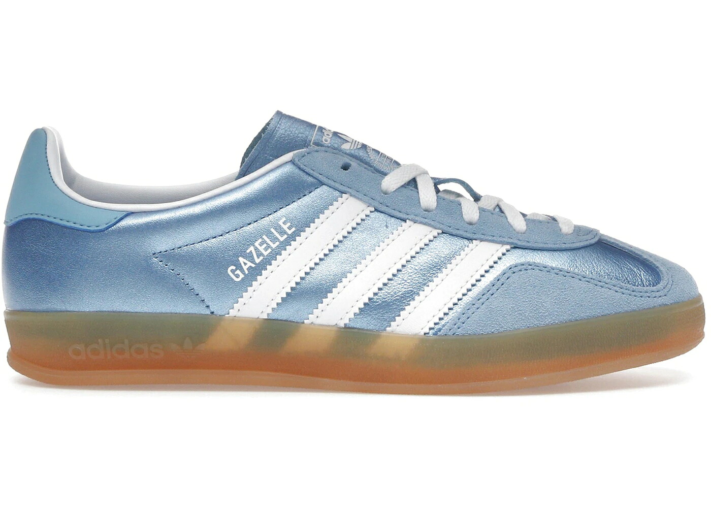 アディダス ガゼル 青色 ブルー 白色 ホワイト WOMEN'S スニーカー レディース ADIDAS GAZELLE INDOOR BLUE CLOUD WHITE GUM (WOMEN'S) / BLUE CLOUD WHITE GUM|スニケス