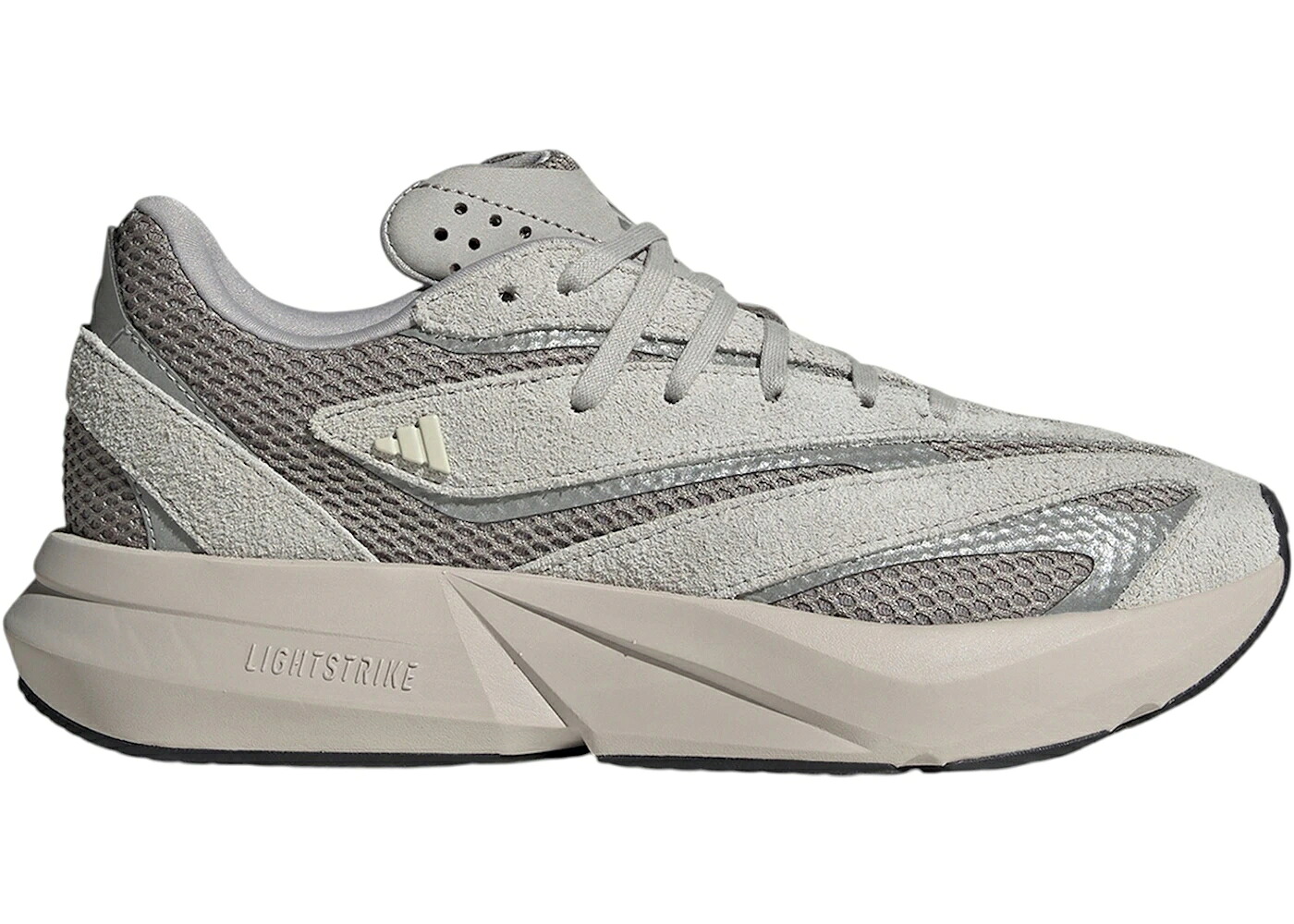 アディダス 灰色 グレー 白色 ホワイト WOMEN'S スニーカー レディース ADIDAS LIGHTBLAZE GREY OFF WHITE (WOMEN'S) / GREY TWO OFF WHITE GREY THREE