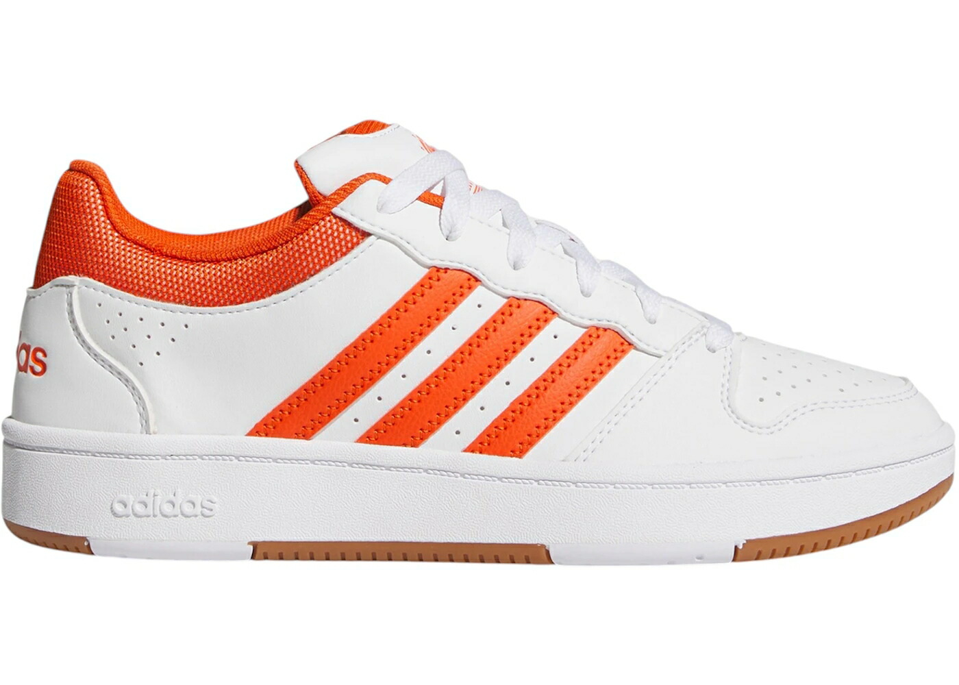 アディダス 古典派音楽 白いこと 白いこと 橙 オレンジ色 WOMEN\u0027S スニーカー レディース ADIDAS HOOPS CLASSIC WHITE COLLEGIATE ORANGE AMBER GUM (WOMEN\u0027S) / CLOUD WHITE COLLEGIATE ORANGE