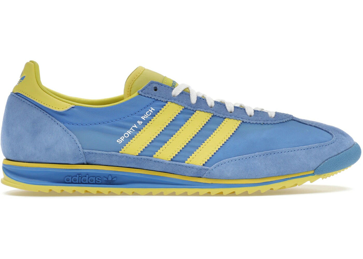 アディダス 青味 青み 黄味がかった 黄色 \u0026 WOMEN\u0027S スニーカー レディース ADIDAS SL 72 OG SPORTY RICH SWEDEN (WOMEN\u0027S) / BLUE YELLOW BLUE